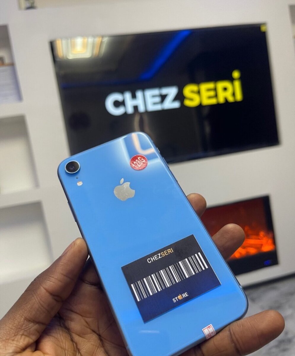 iPhone bleu élégant