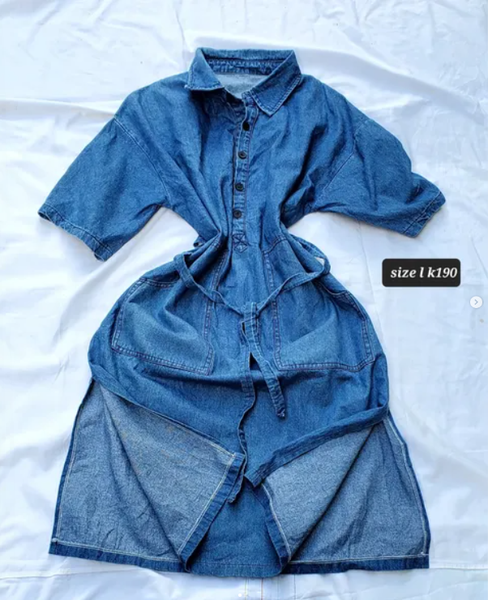 denim dress