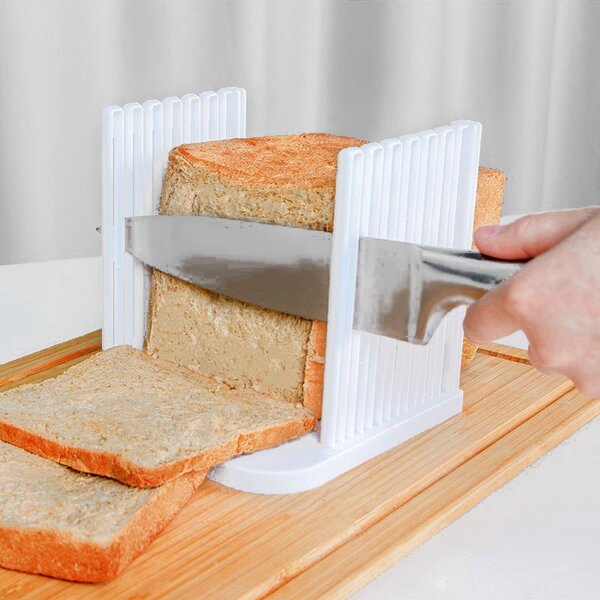 Bread slicing rack