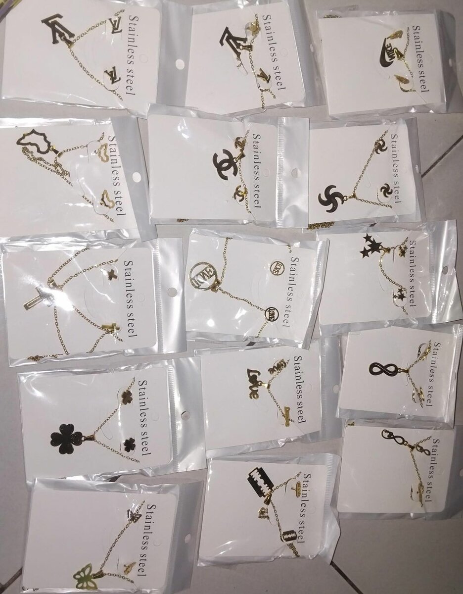 Collier en acier inoxydable charm