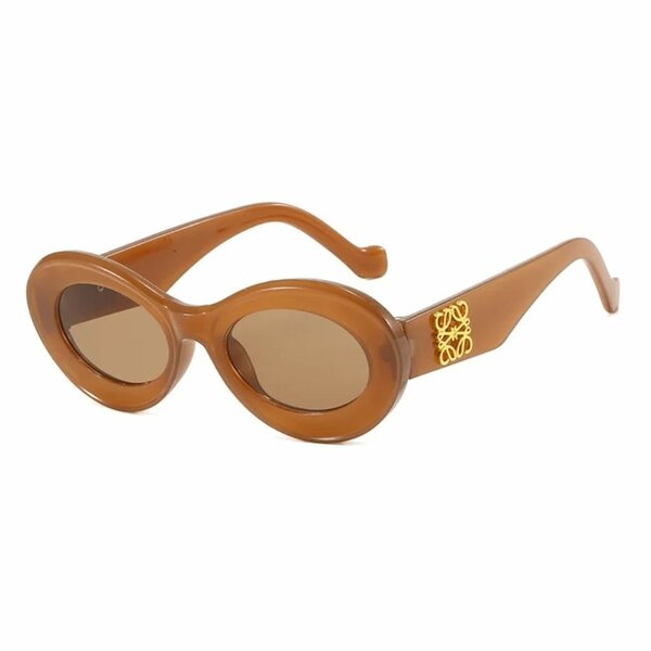 Lunettes de soleil ovales rétro