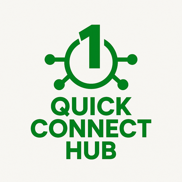 Quick connect hub 