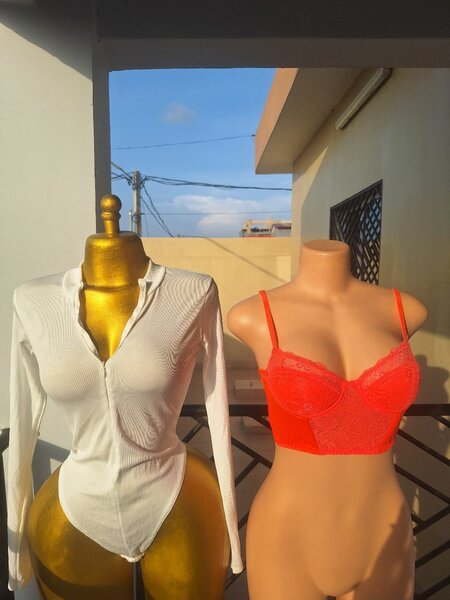 Body blanc en dentelle