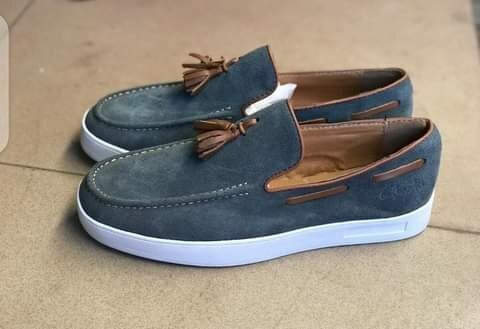 Dark grey slip-ons