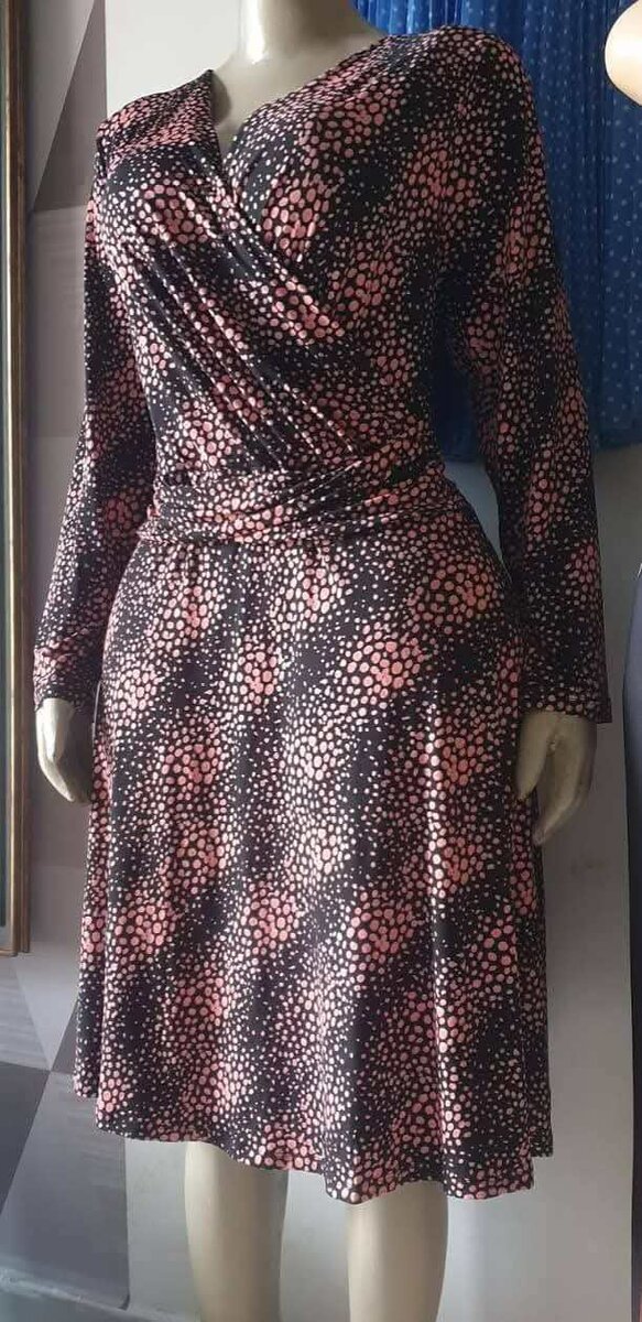 Robe imprimée fluide XL