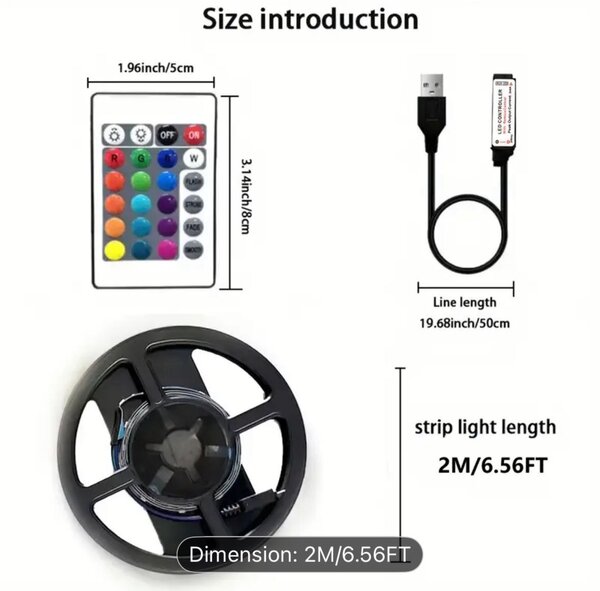 Ruban LED USB pour TV