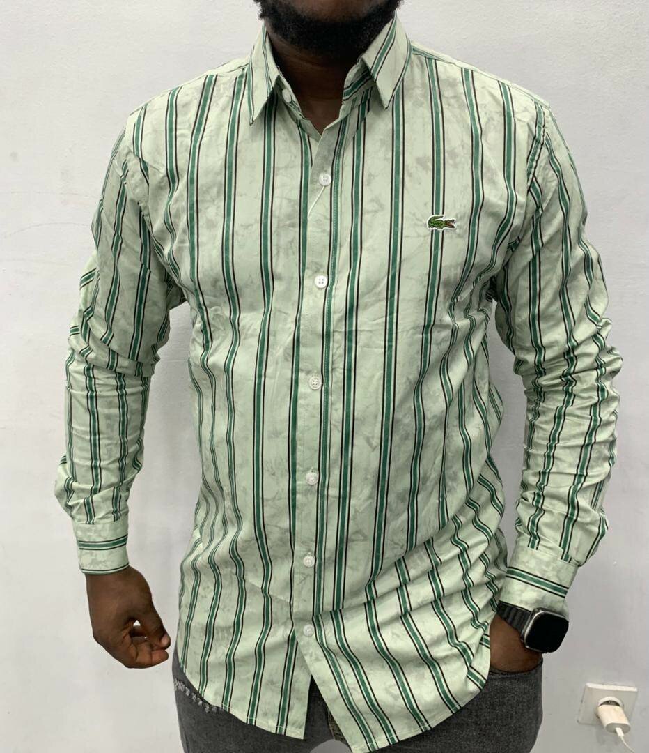 Chemise homme élégante à manches longues