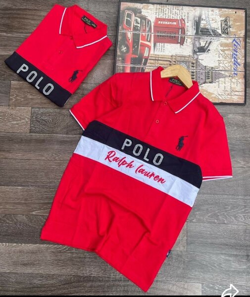 Polo Ralph Lauren rouge pour homme