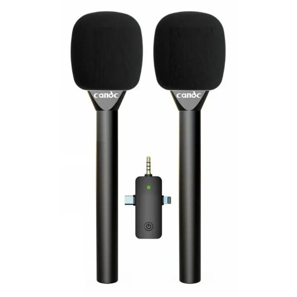 Candc Interview Dual Mic 2TX-1RX sans fil