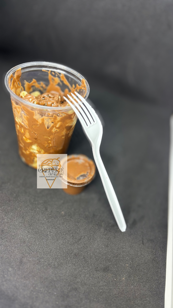 Fettuccine crêpe avec chocolat