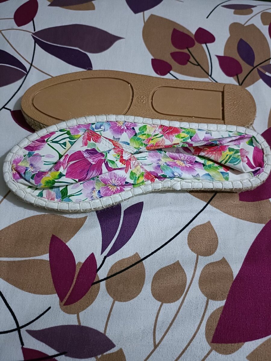 Espadrilles fleuries colorées