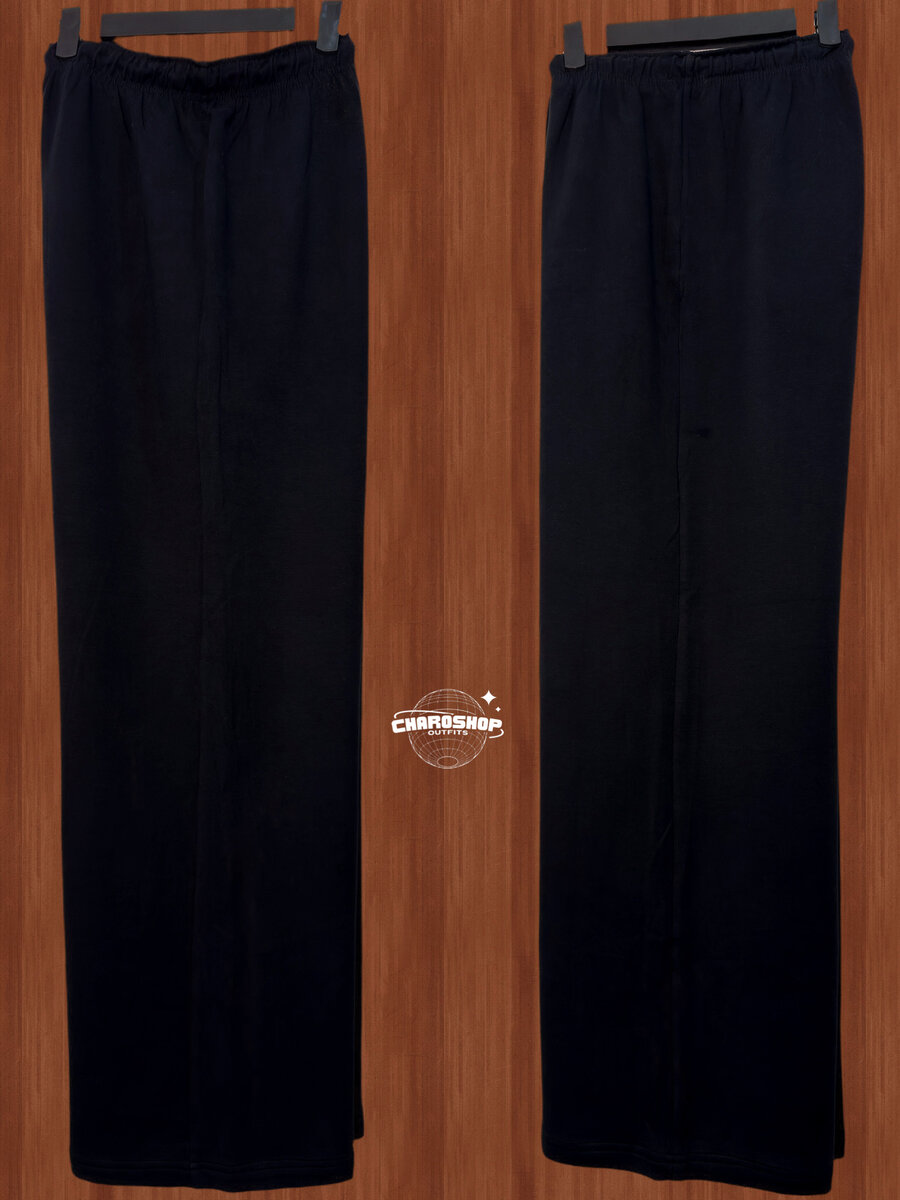 Pantalon large noir homme