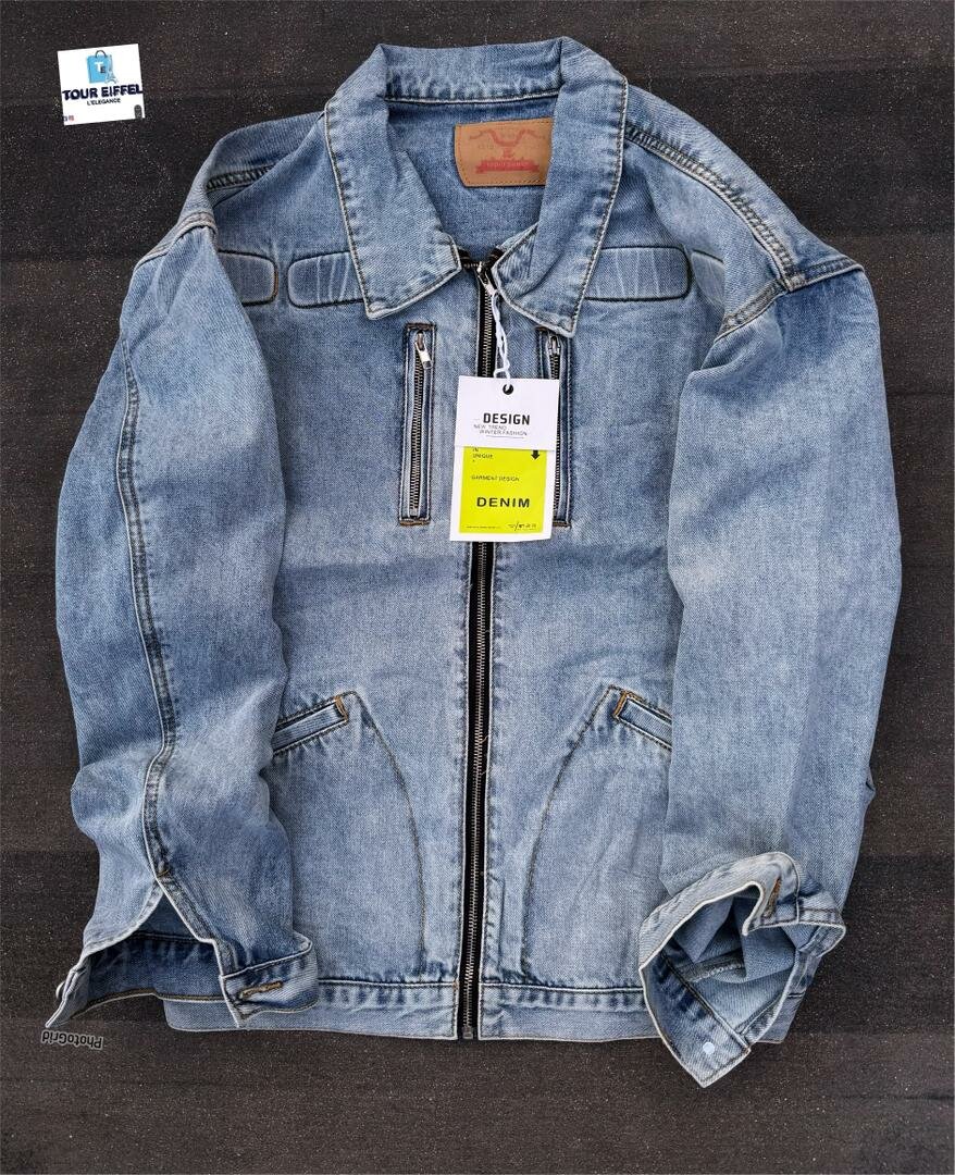 Veste en jean unisexe
