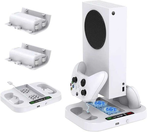 Station de charge xbox série avec refroidisseur et batterie