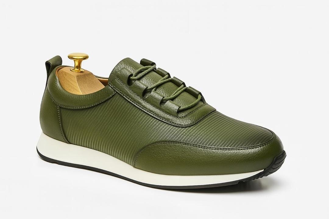 Sneakers en cuir élégant