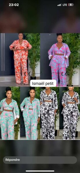 Ensemble pyjama femme imprimé