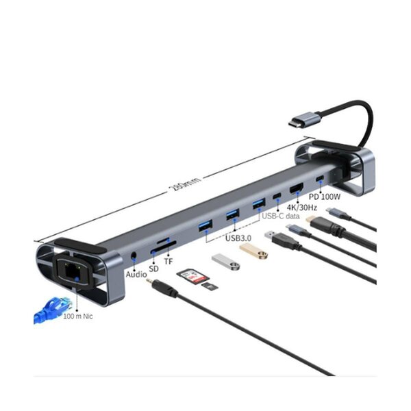 Adaptateur 10 en 1 Type C Pro