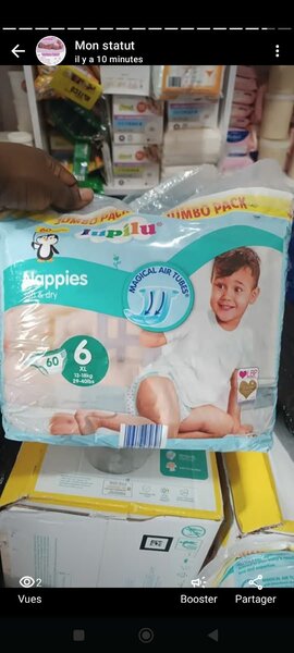 Couches jetables taille 6