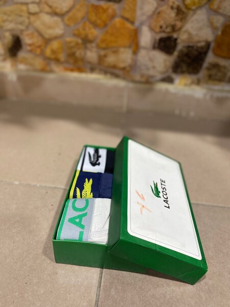 LACOSTE Chaussettes Homme - Lot de 4