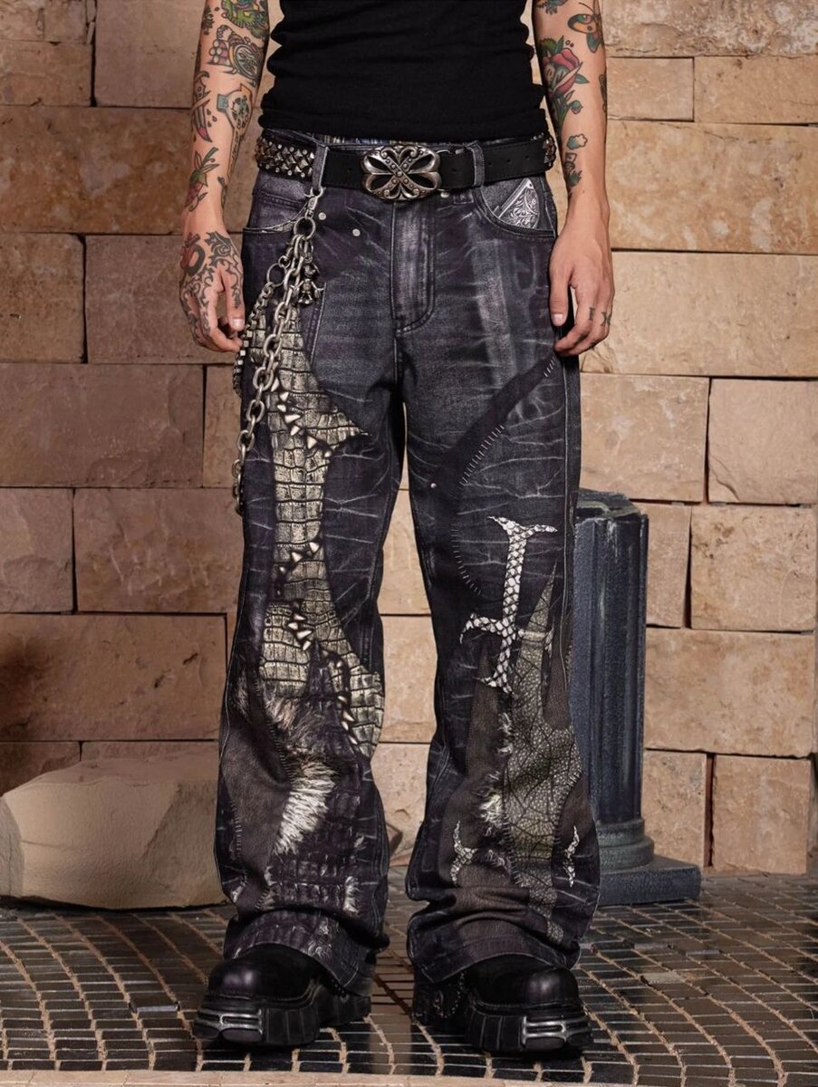 Pantalons imprimés tendance