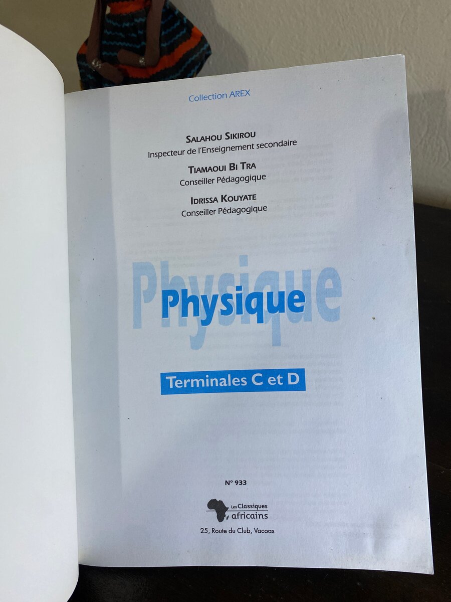Livre de Physique Terminale