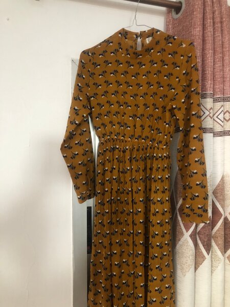 Robe longue fleurie bohémienne