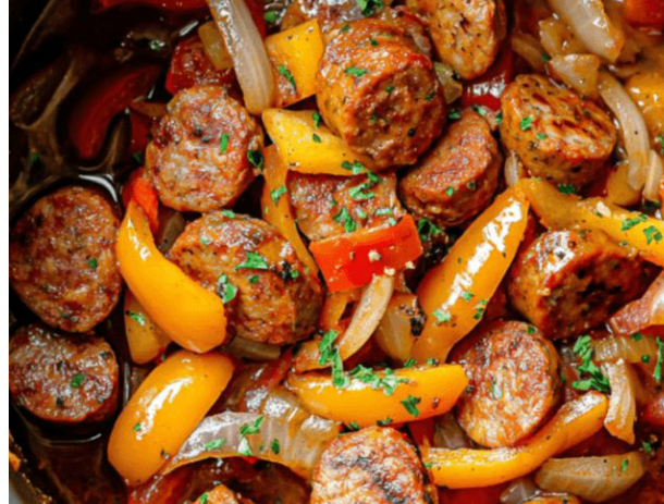 Saucisses Sautées Aux Légumes