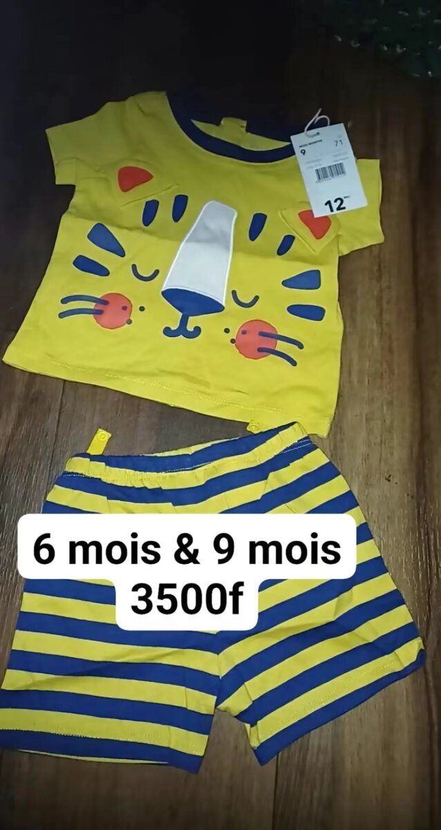 Ensemble et cullotte pour les garçons