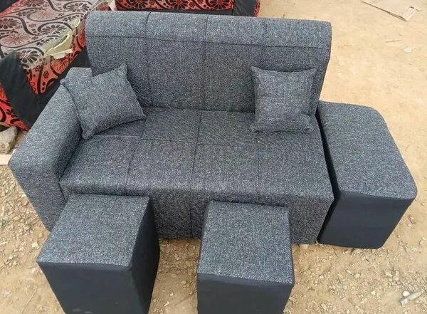 Canapé modulable gris foncé