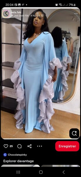Robe Élegante à Volants