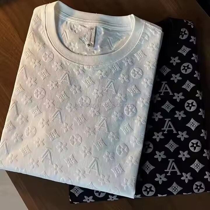 Cotton Short Sleeved T-shirt for Men's Summer New Round Neck