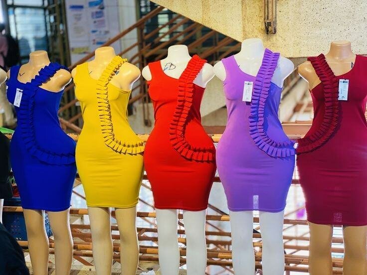 Robe Femme Élégante Multicolore