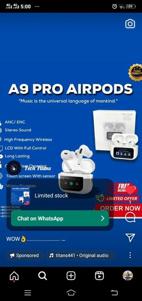 Bluetooth A 9 pro