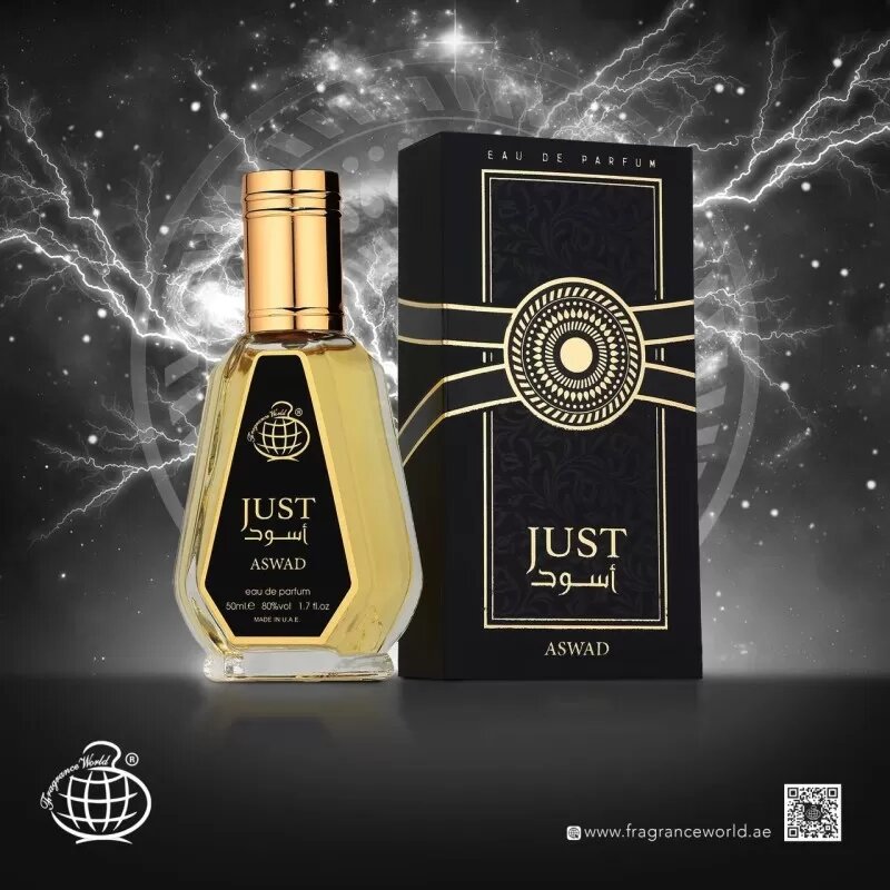 Fragrance world Just Aswad Eau de parfum 50ml