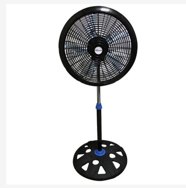 18" Standing Fan - Black/Blue