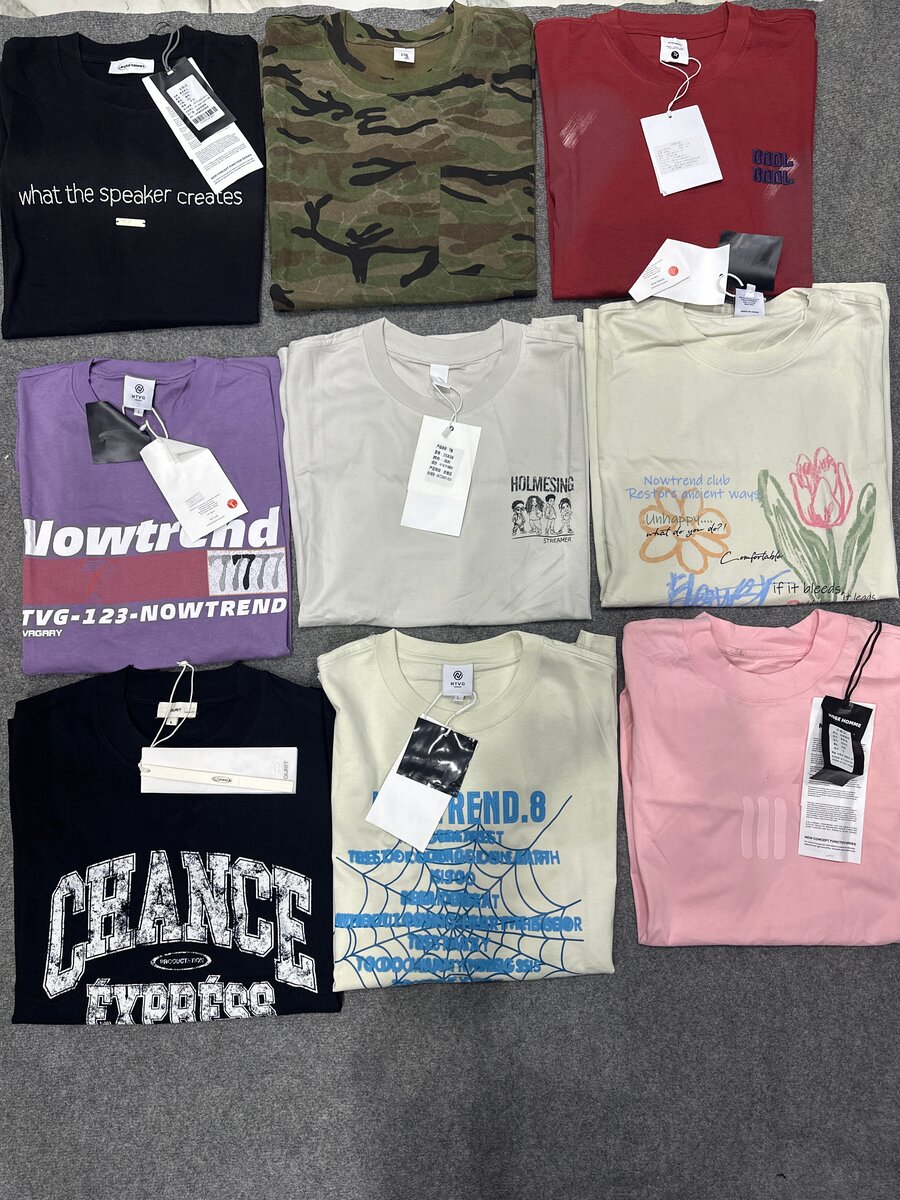 Lot de T-Shirts Mode Variés