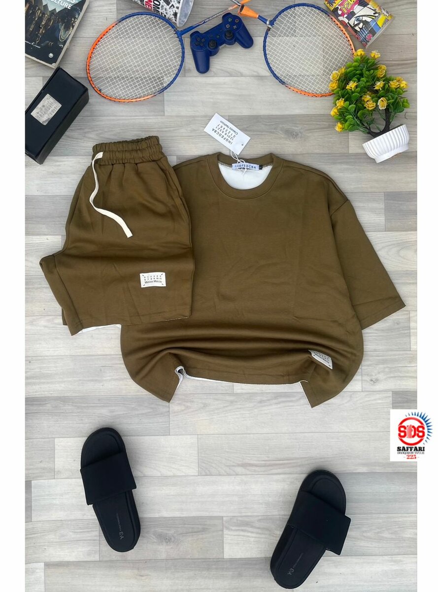 Ensemble Short et T-shirt Décontracté