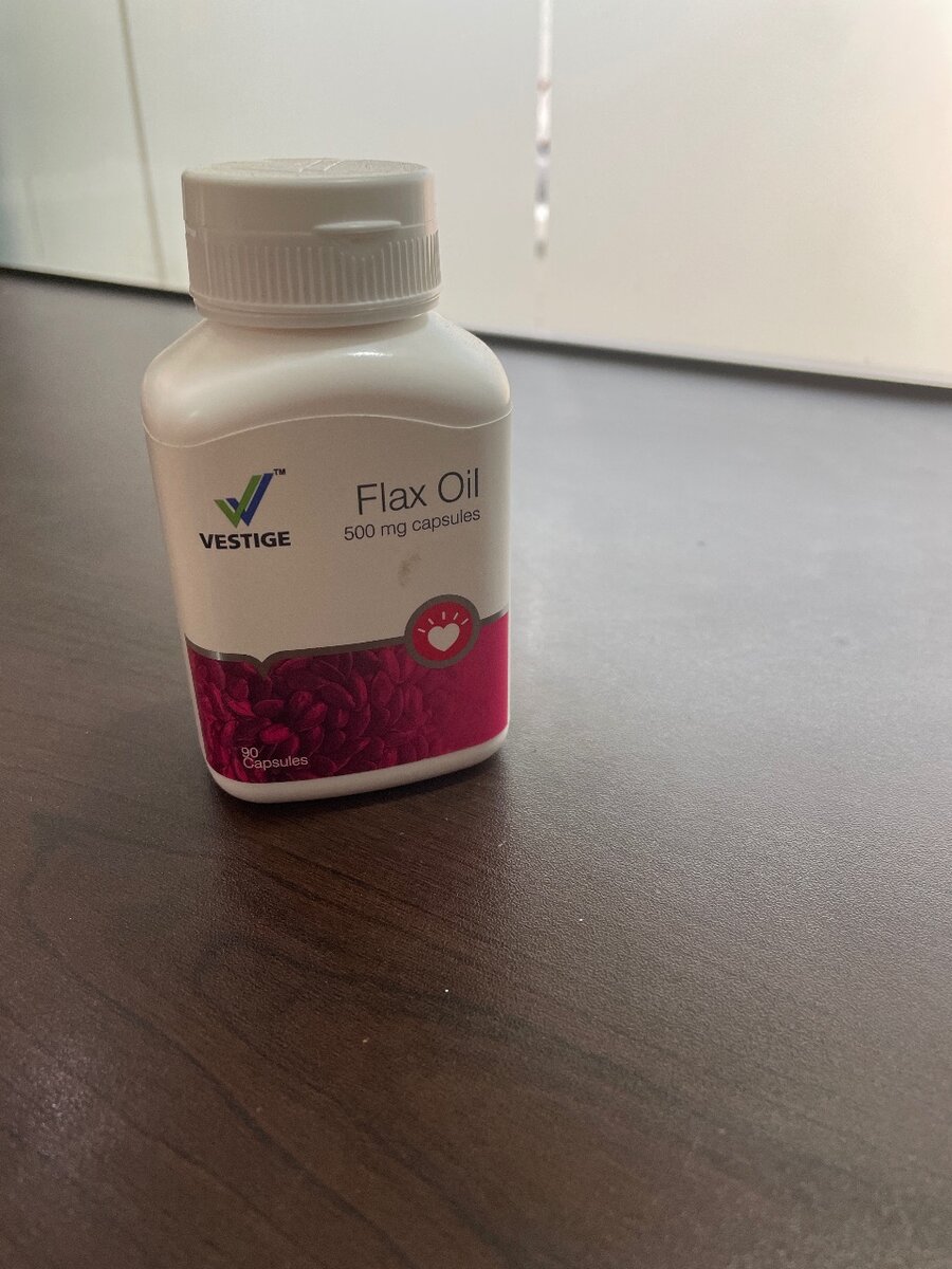 Flax oil capsules
