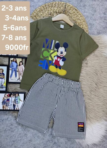 T-shirt et Short Mickey Enfants