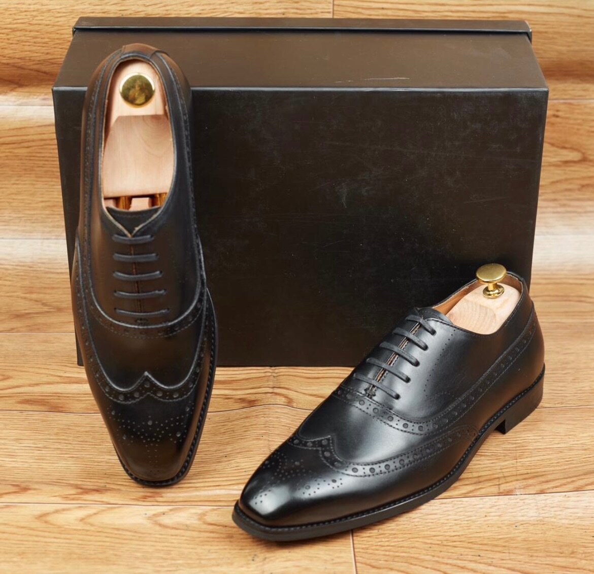 Soulier de qualité cuire