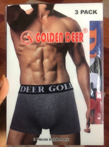 Boxer Homme Golden Deer