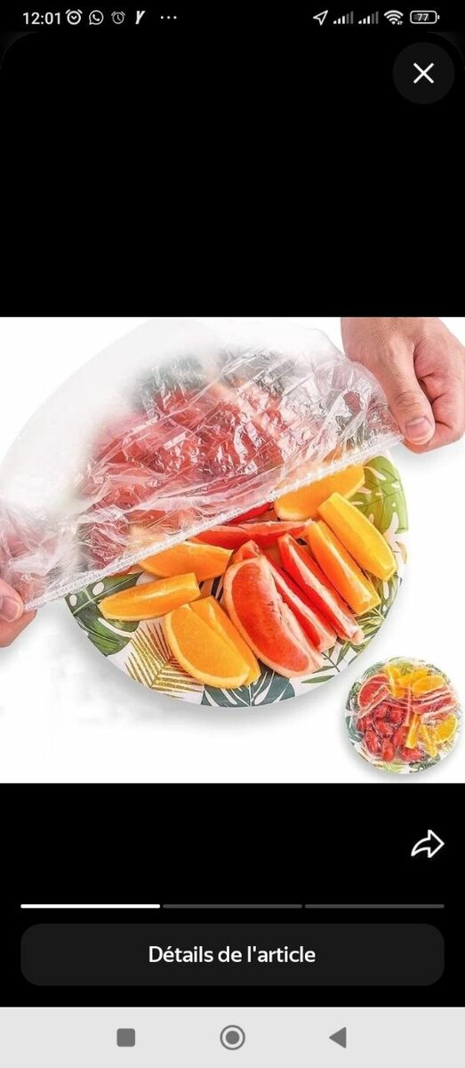 Couvercles Alimentaires Réutilisables