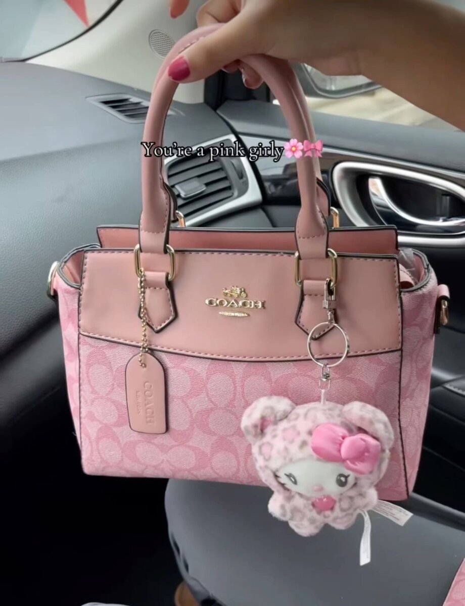 Coach Dame rose & charms