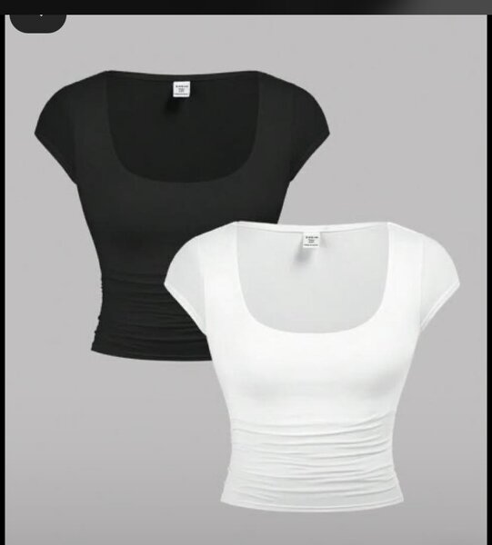 Top court à manches courtes