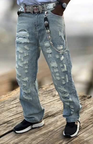 Jean déchiré tendance