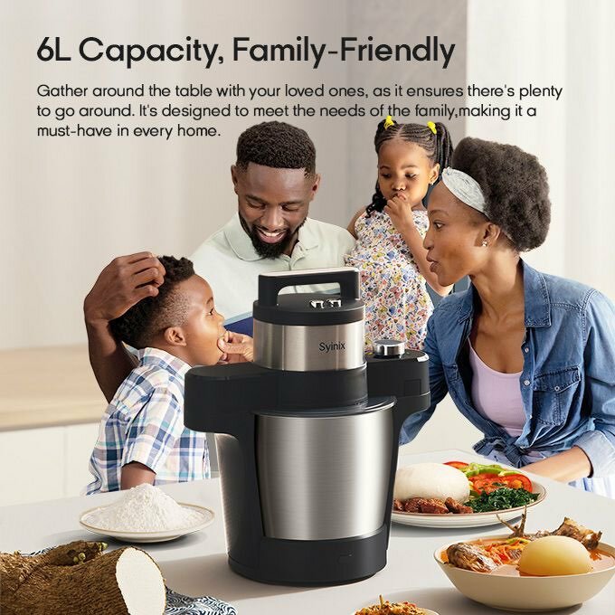 Synix SFM60E1 6L Capacity Multifunctional Eco Cooking And Po