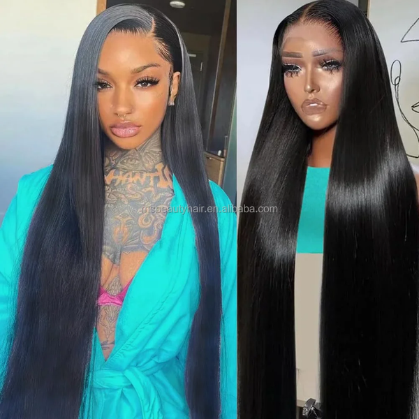 Perruque longue lisse premium