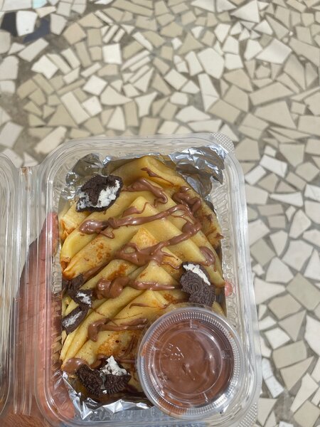 Crêpes sucrées au nutella ️