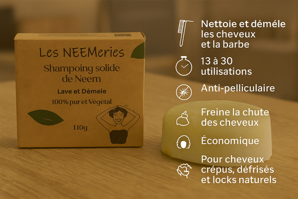 Shampoing Solide Neem Naturel