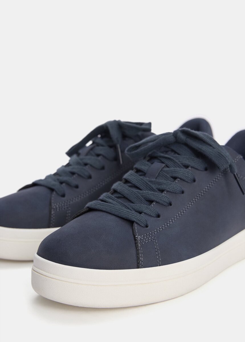 PULL&BEAR Baskets basses - blue